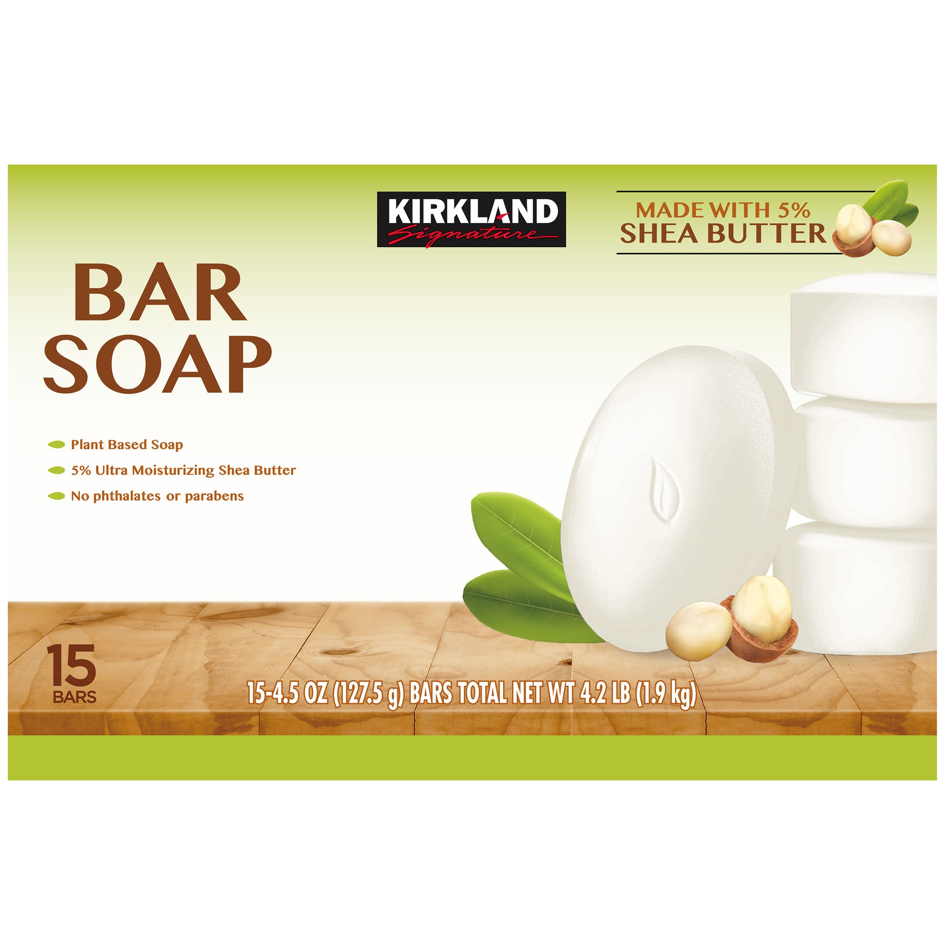 LAND SIGNATURE BAR SOAP SHEA BUTTER 15 CT, 4.5 OZ