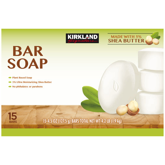 LAND SIGNATURE BAR SOAP SHEA BUTTER 15 CT, 4.5 OZ