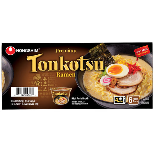 NONGSHIM TONKOTSU RAMEN 6/3.56 OZ