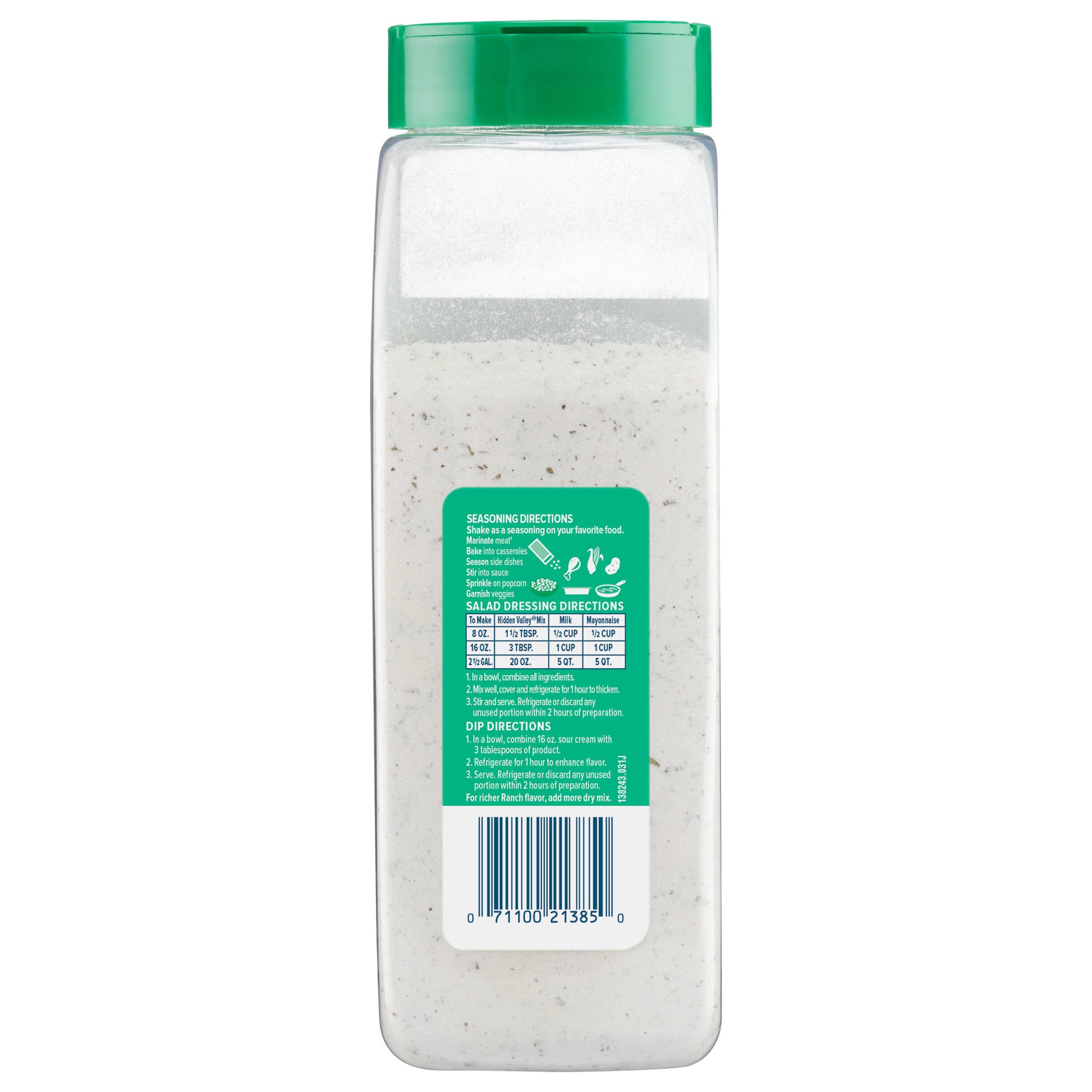 Hidden Valley Homestyle Ranch Dry Seasoning 20 oz
