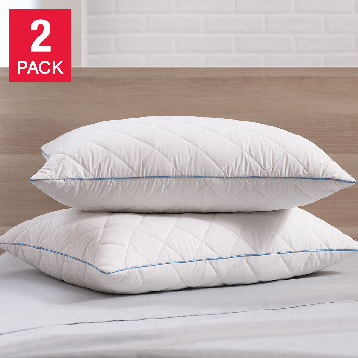 SEALY STERLING DOWN ALTERNATIVE PILLOW 2PK - ST/QN