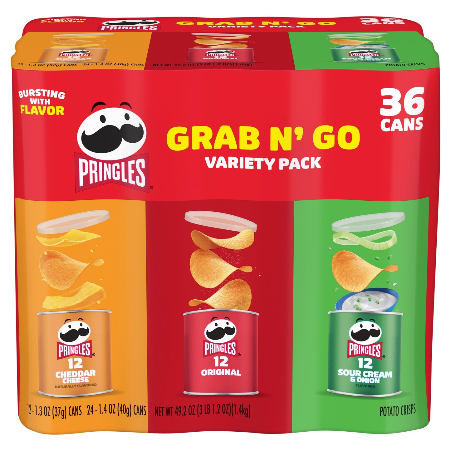PRINGLES SNACK CUPS VARIETY 60 COUNT