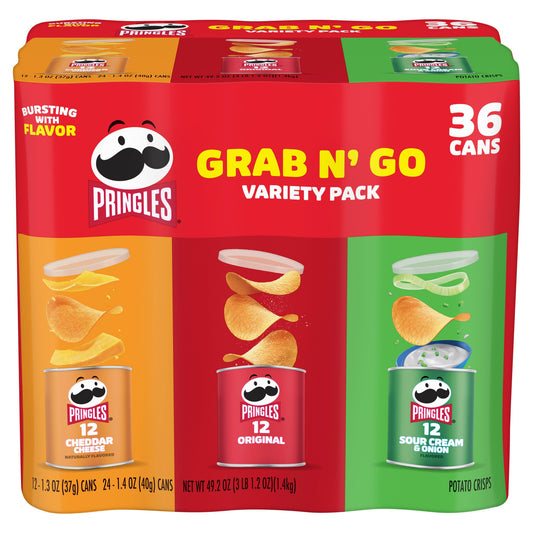 PRINGLES SNACK CUPS VARIETY 60 COUNT