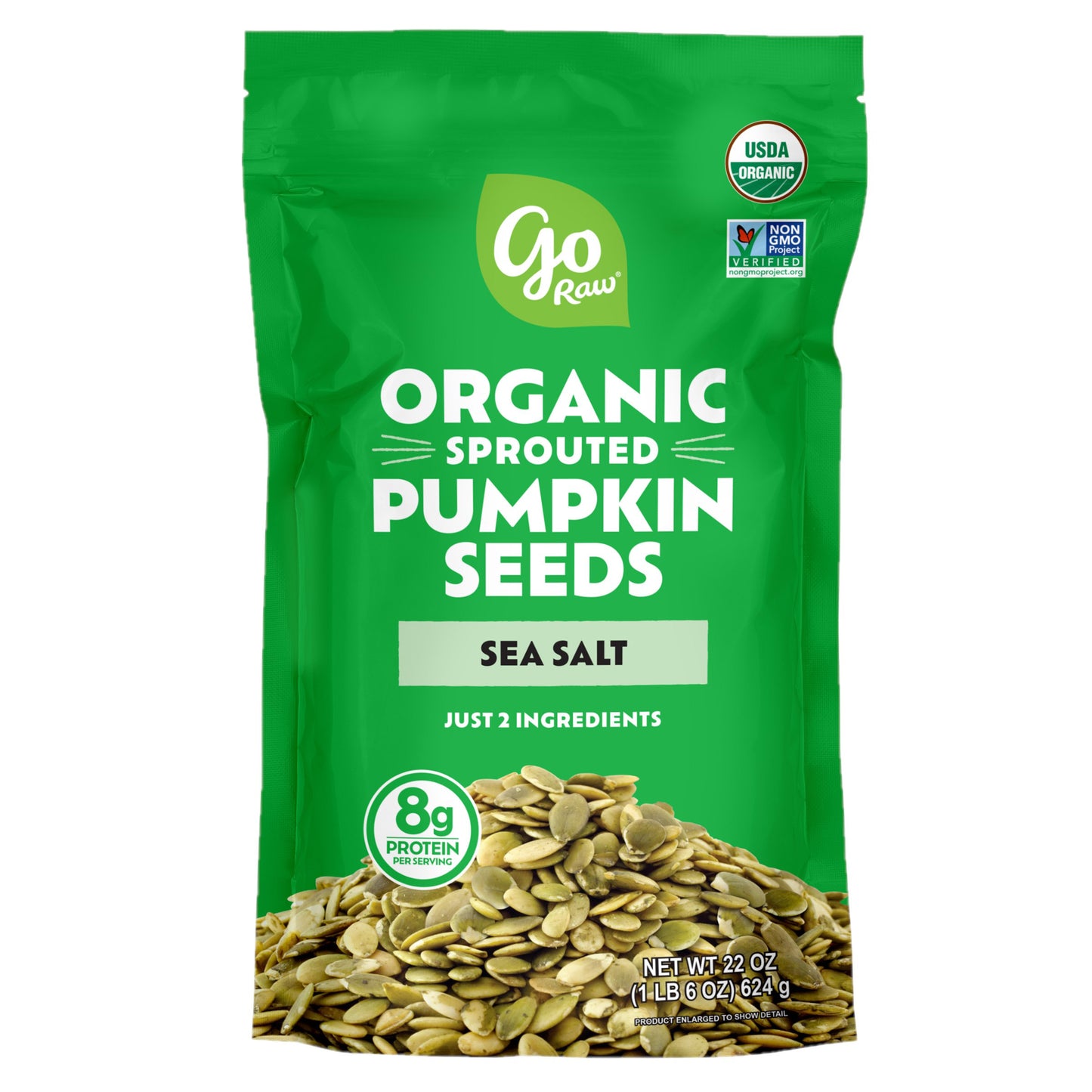 GO RAW ORGANIC SPROUTED PUMPKIN SEEDS 22 OZ