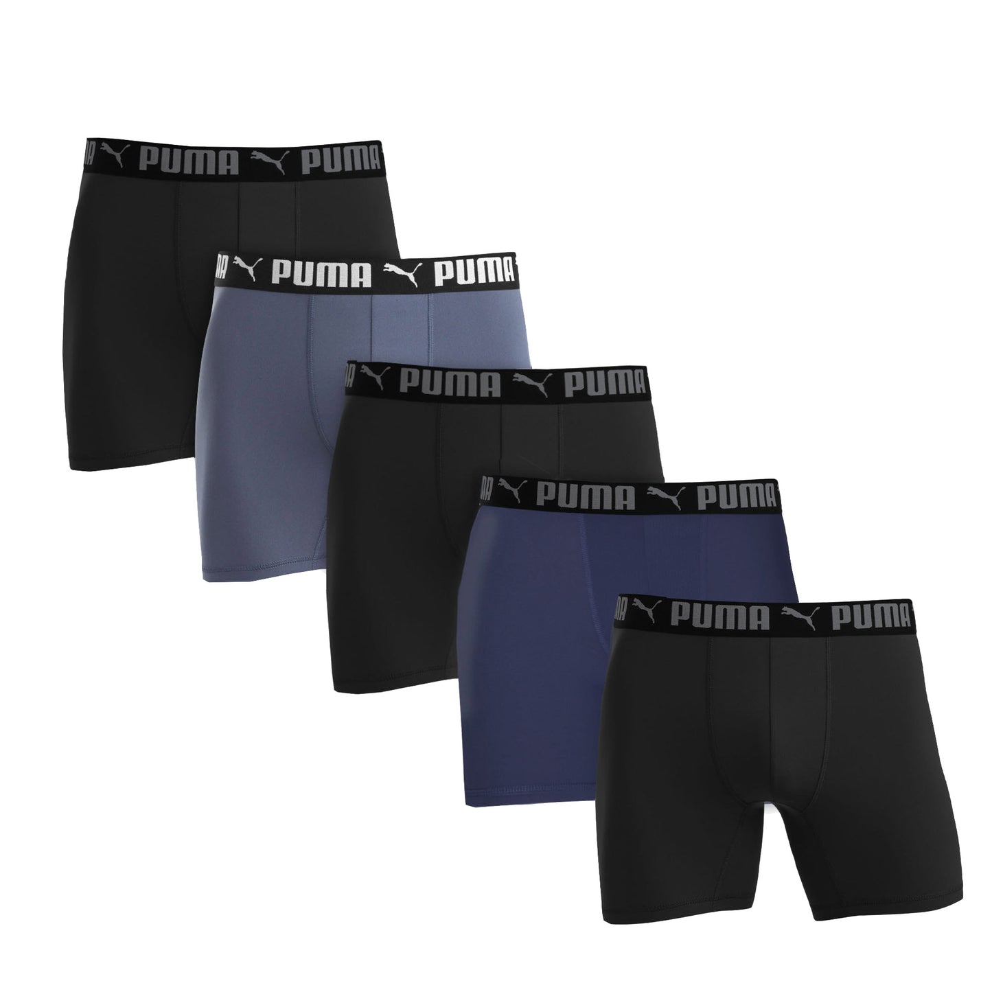 PUMA MEN'S BOXER BRIEF 5PK • 1528128 (M) 1528129 (L) • 1528130 (XL)