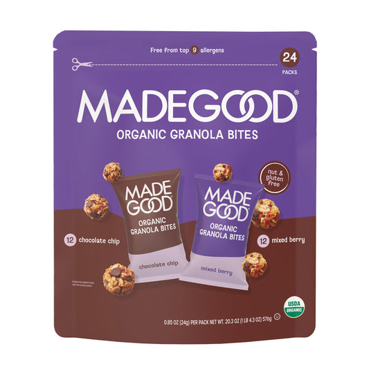 MADE GOOD ORGANIC GRANOLA MINI VARIETY 24/.85 OZ