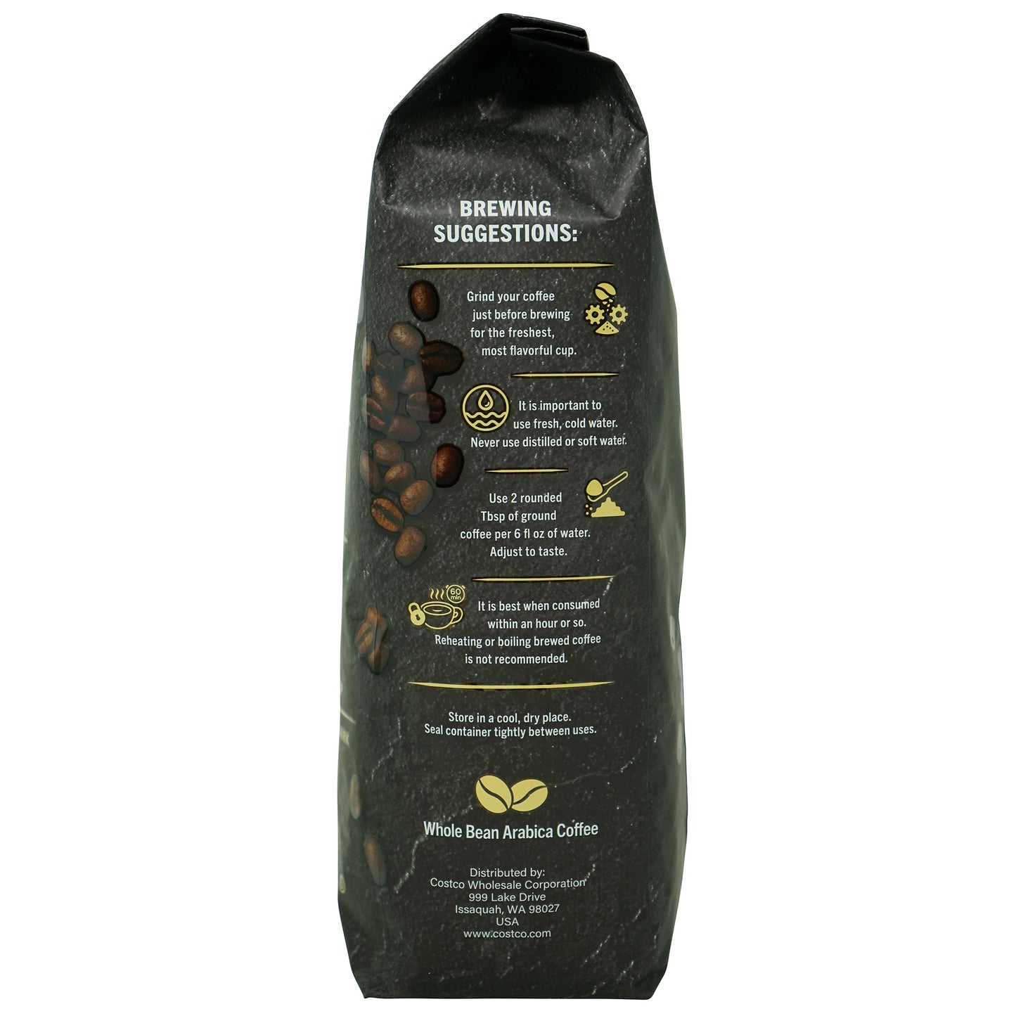 KIRKLAND SIGNATURE FRENCH ROAST COFFEE 2.5 LB