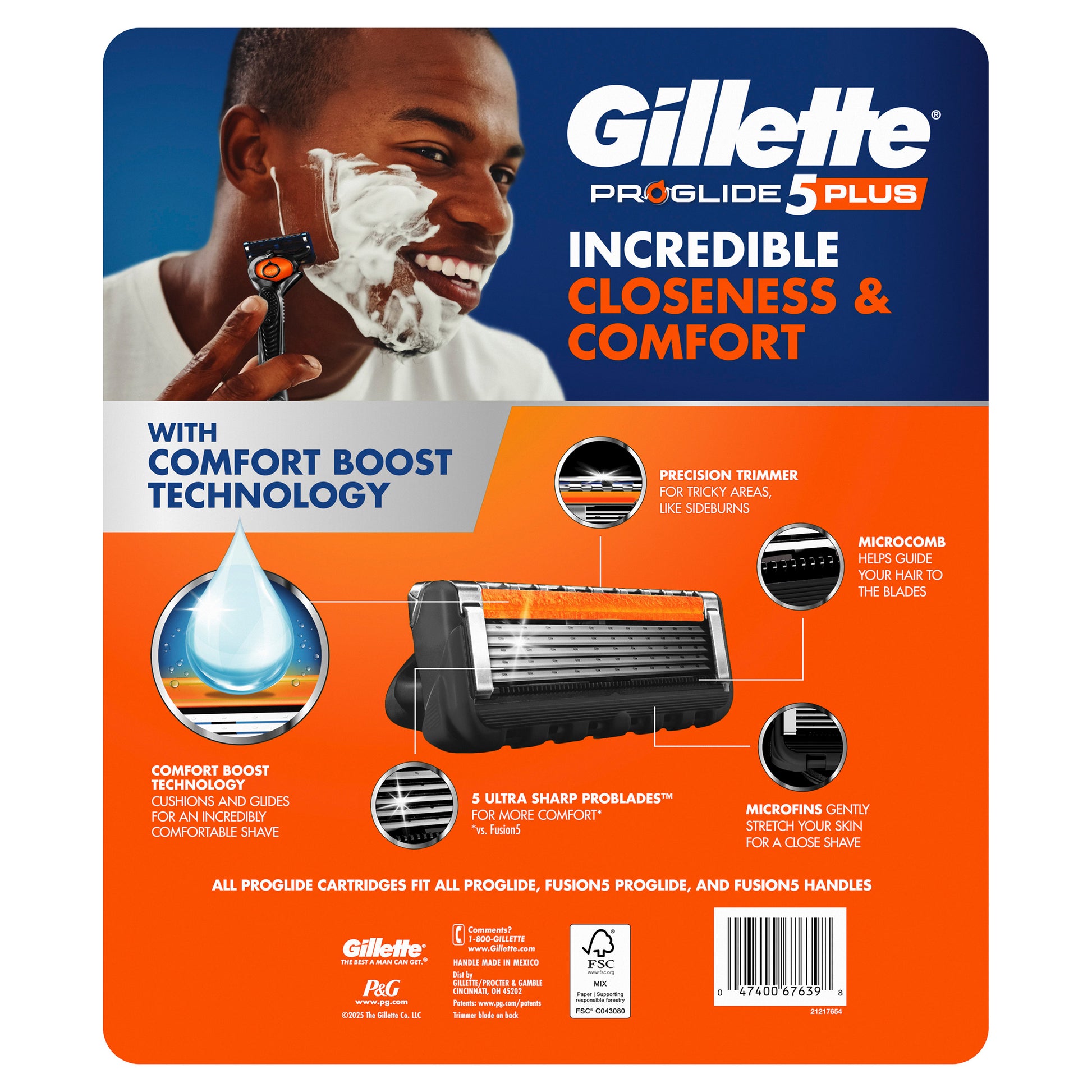 GILLETTE PROGLIDE PLUS CARTRIDGES 16 CT