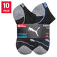 PUMA WOMEN'S NO-SHOW SOCK 10 PR • FITS SHOE SIZES: 5-9.5