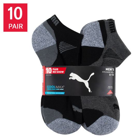PUMA YOUTH NO SHOW SOCK 10PR