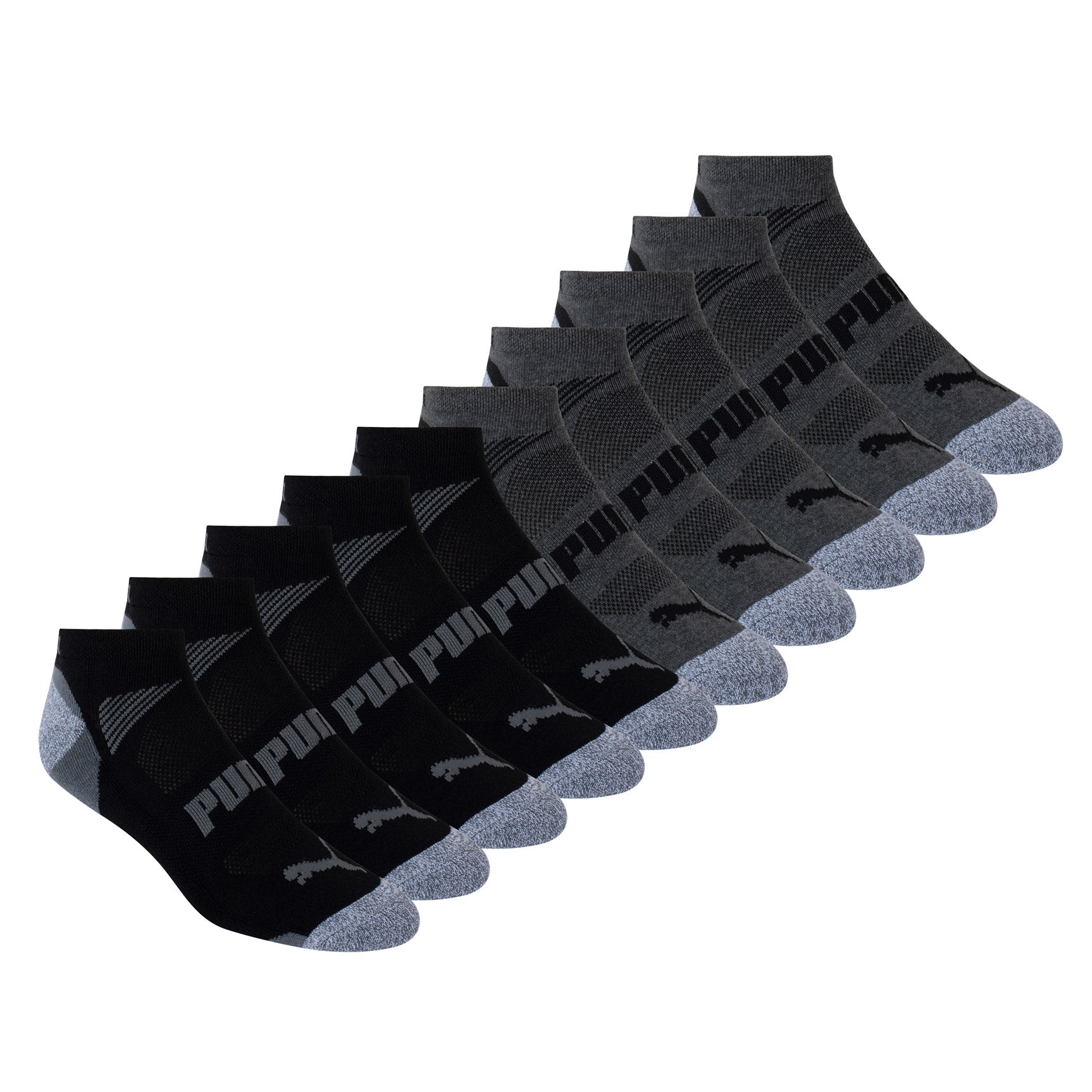 PUMA YOUTH NO SHOW SOCK 10PR