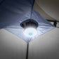 CORE 6P LIGHTED DOME • LED Dome Light • Awning Over Front Door Removable Rainfly •Includes Carry Bag • Dimensions 10'x9'x72'' • New Weight: 15.7 lbs