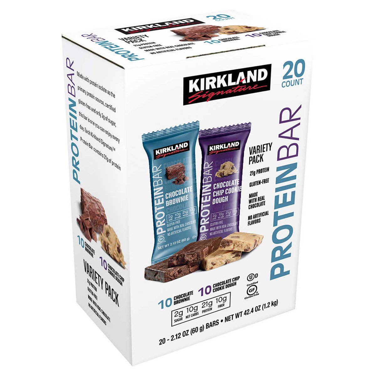 KIRKLAND SIGNATURE PROTEIN BAR 20/ 2.12 OZ