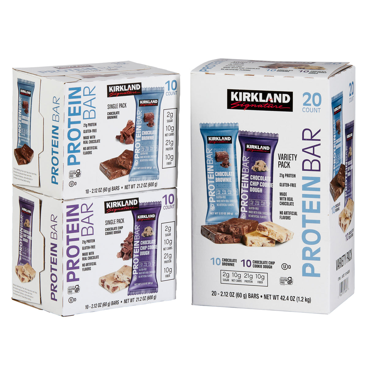KIRKLAND SIGNATURE PROTEIN BAR 20/ 2.12 OZ