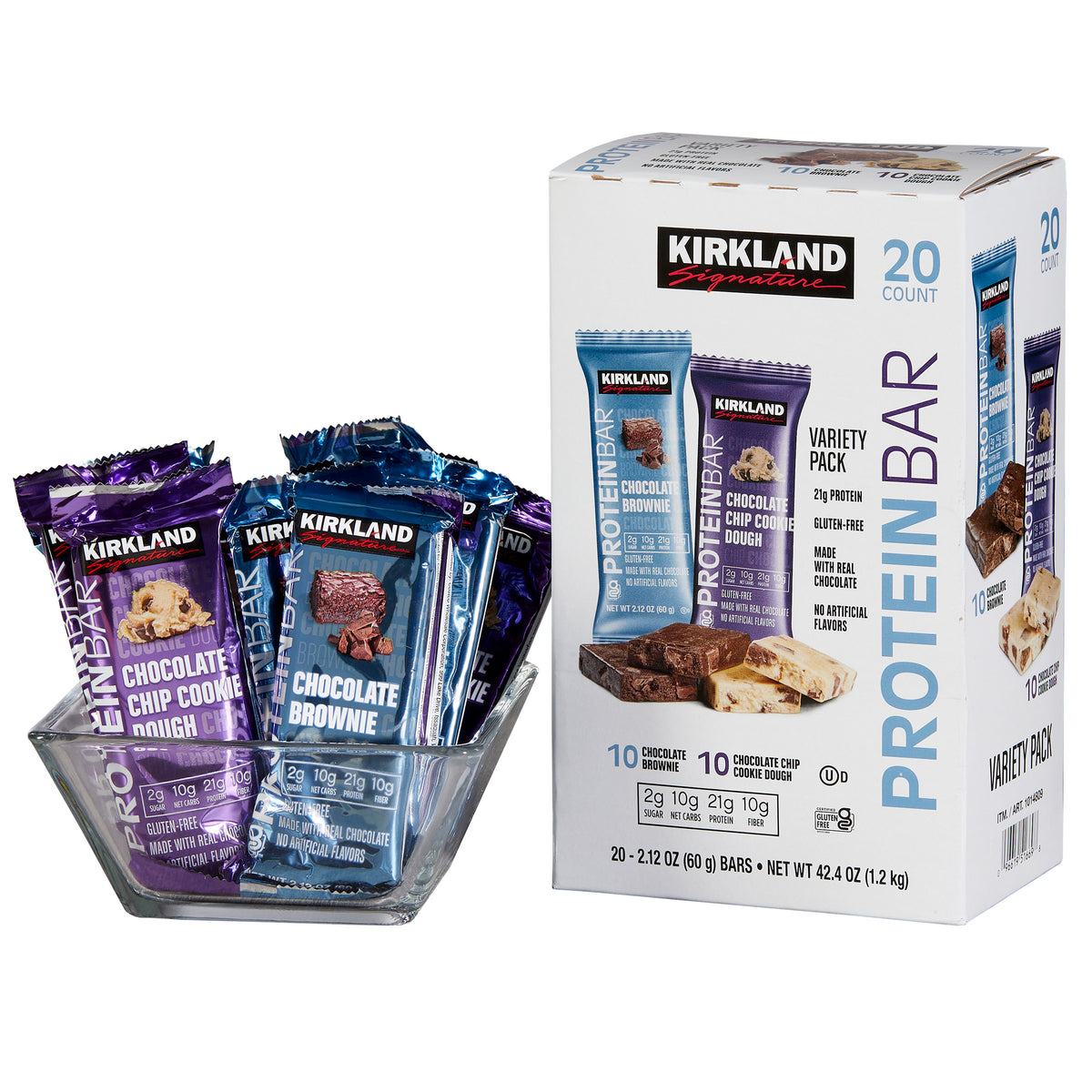 KIRKLAND SIGNATURE PROTEIN BAR 20/ 2.12 OZ