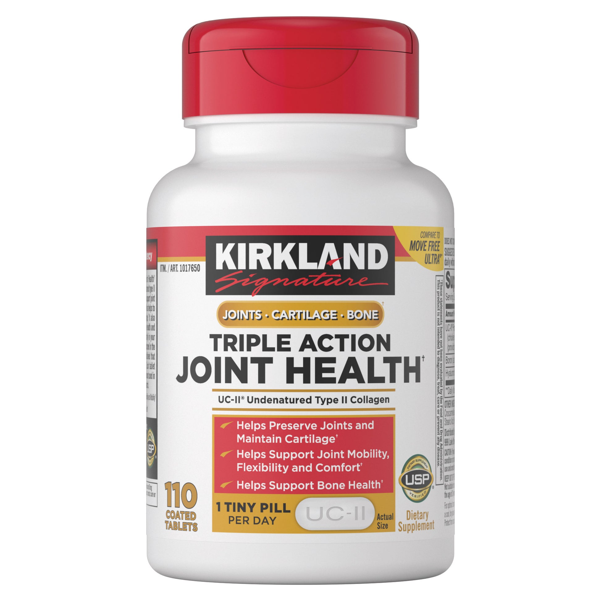 KIRKLAND SIGNATURE TRIPLE ACTION JOINT HEALTH 110 TABLETS