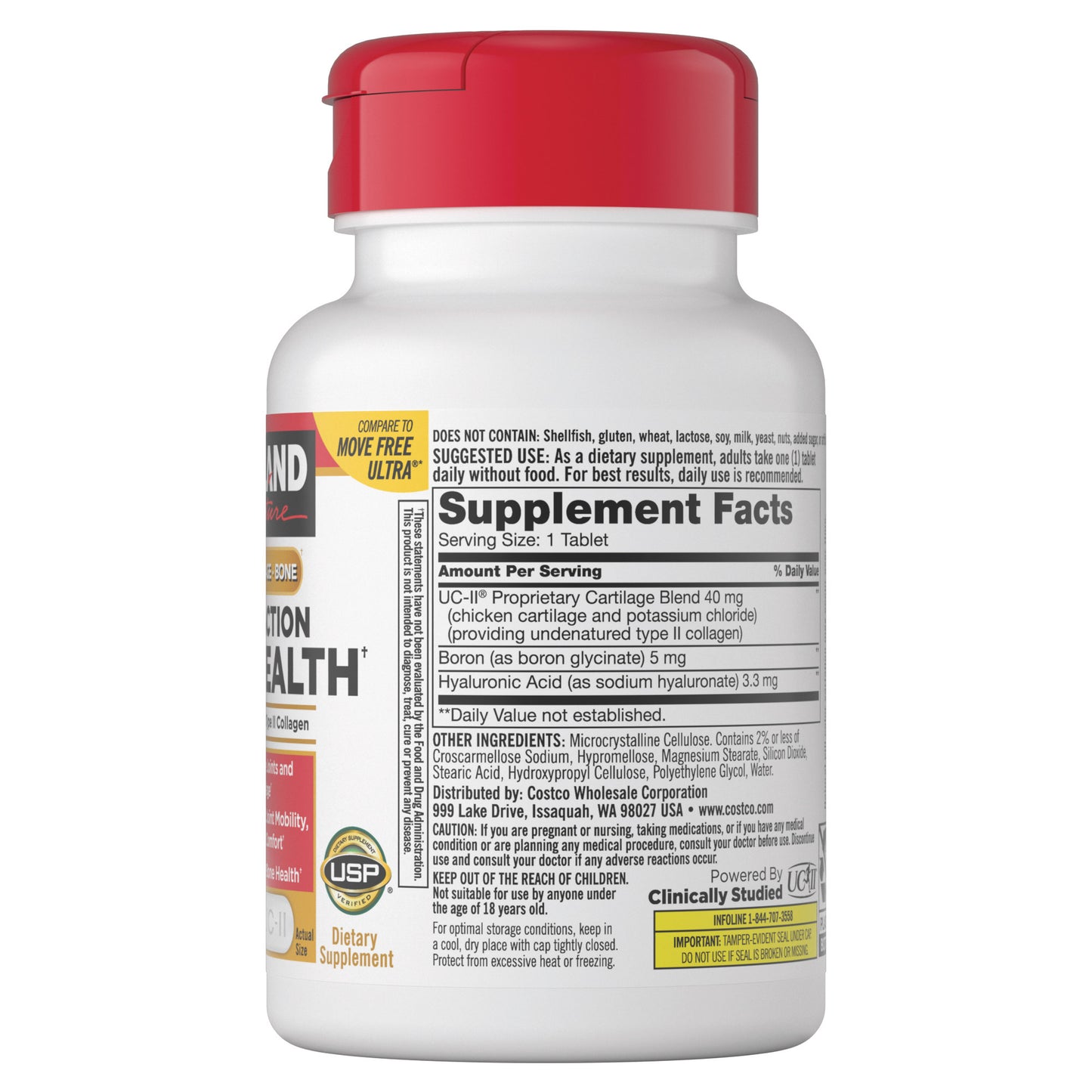 KIRKLAND SIGNATURE TRIPLE ACTION JOINT HEALTH 110 TABLETS