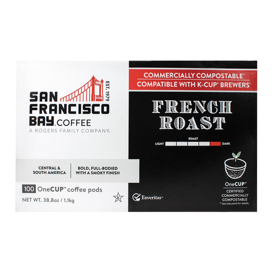 SAN FRANCISCO BAY FRENCH DARK ROAST 100 CT ONE CUP PODS