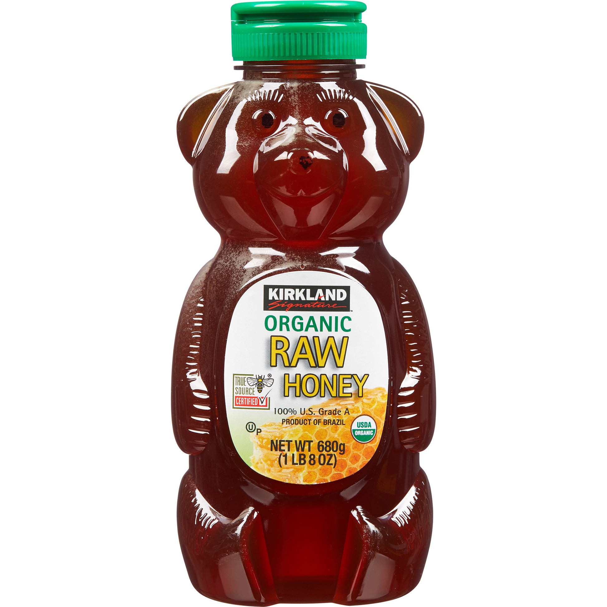 KIRKLAND SIGNATURE ORGANIC RAW HONEY BEAR 3/24 OZ