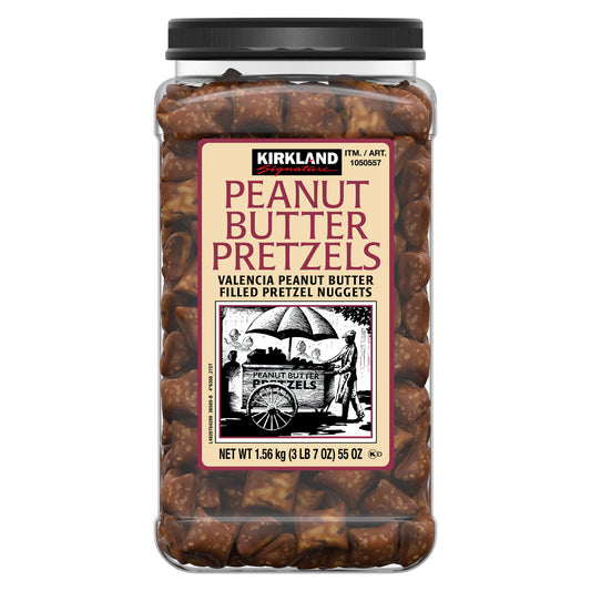KIRKLAND SIGNATURE PEANUT BUTTER PRETZELS 55 OZ