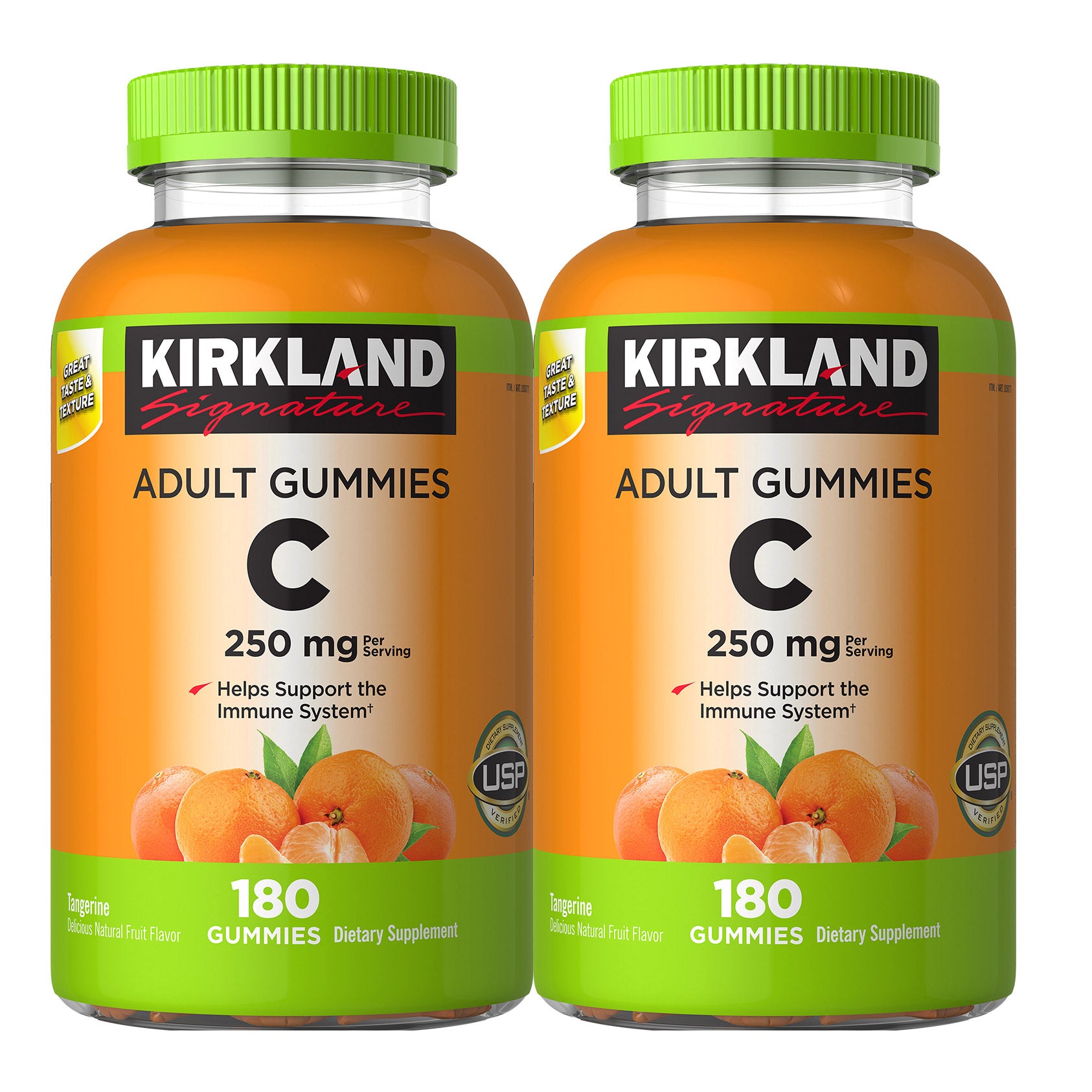 KIRKLAND SIGNATURE ADULT VITAMIN C GUMMIES 250 MG 2X180CT