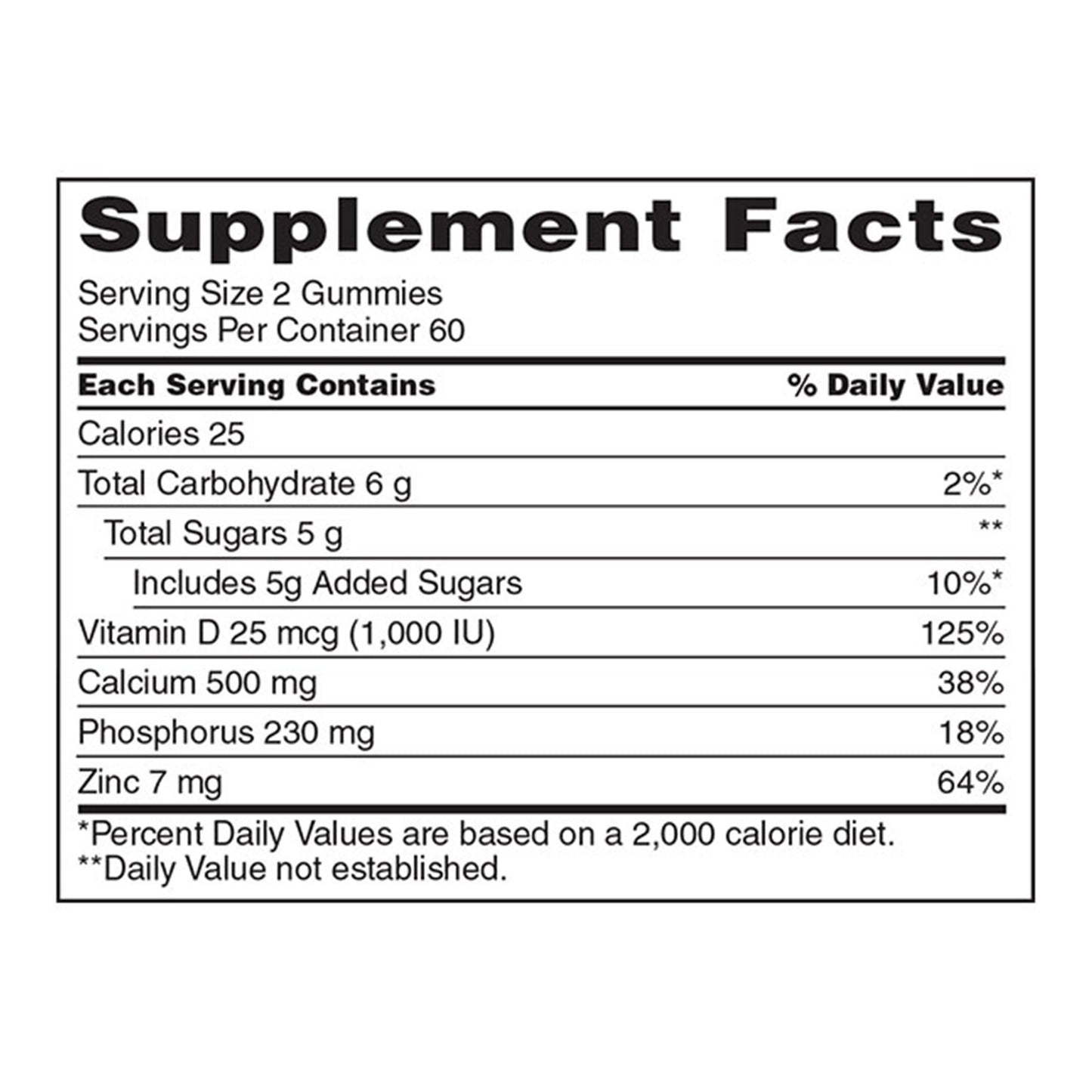 Kirkland Signature Calcium Adult Gummies 2/120 ct