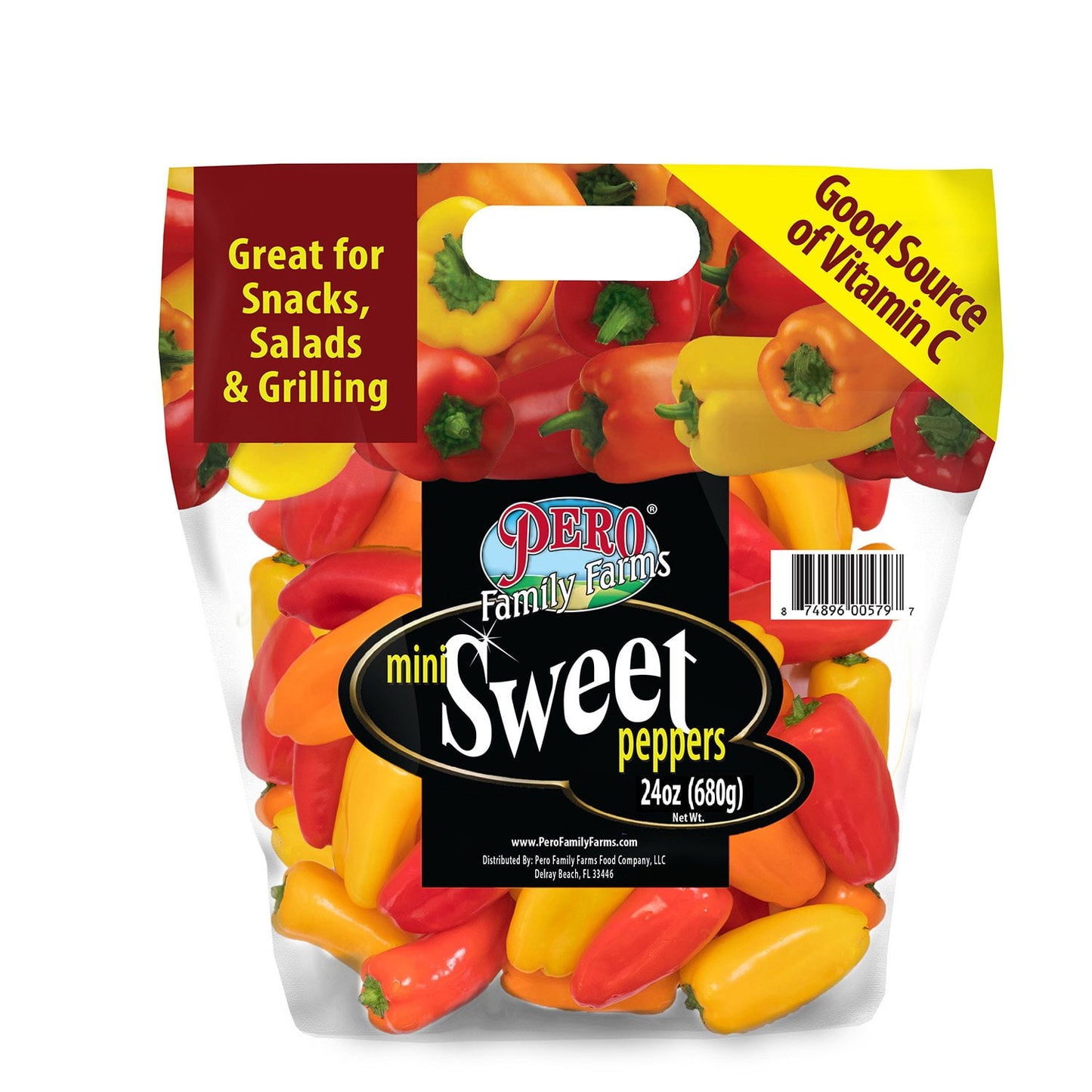 Sweet Mini Peppers, 1.5 lbs.
