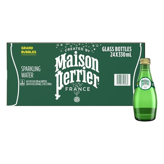 Maison Perrier Unflavored Sparkling Water, 11.15 fl. oz., 24 pk.