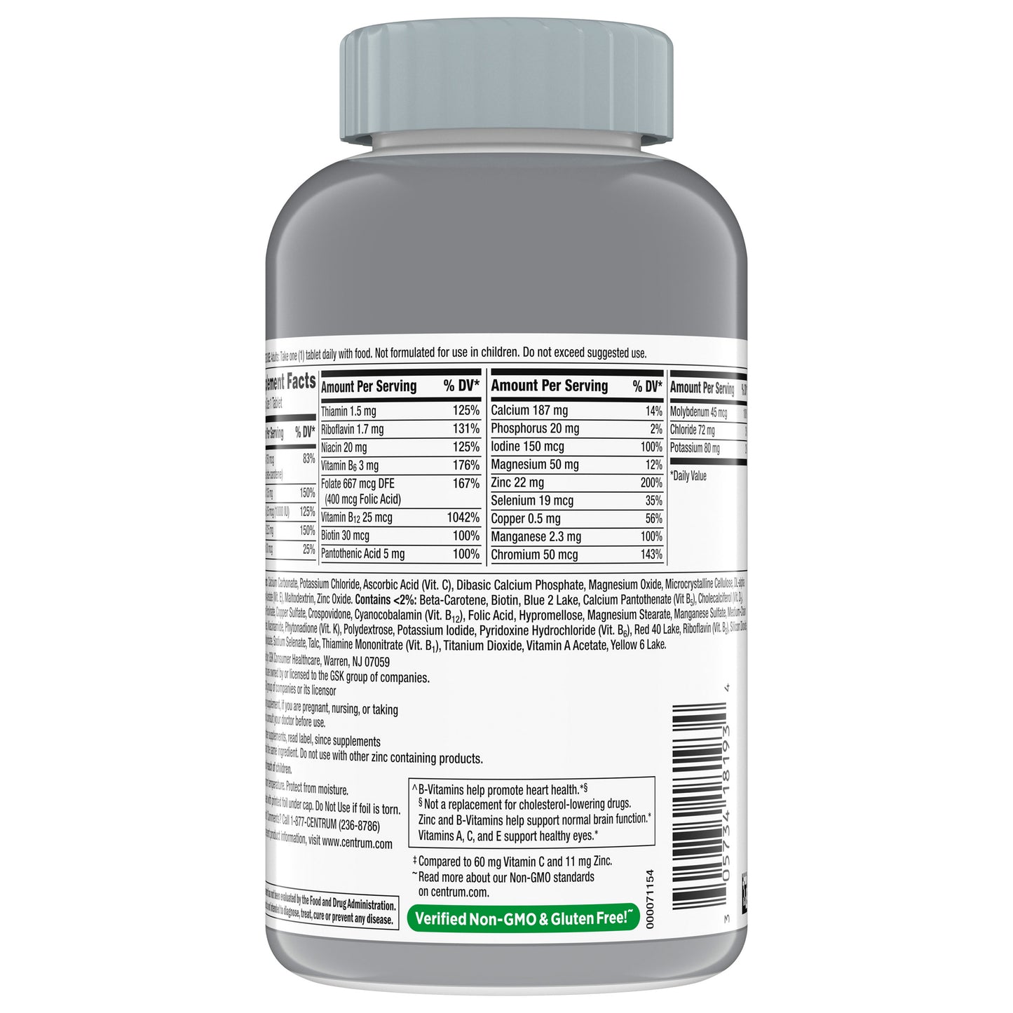 CENTRUM SILVER MULTIVITAMIN 325 COUNT