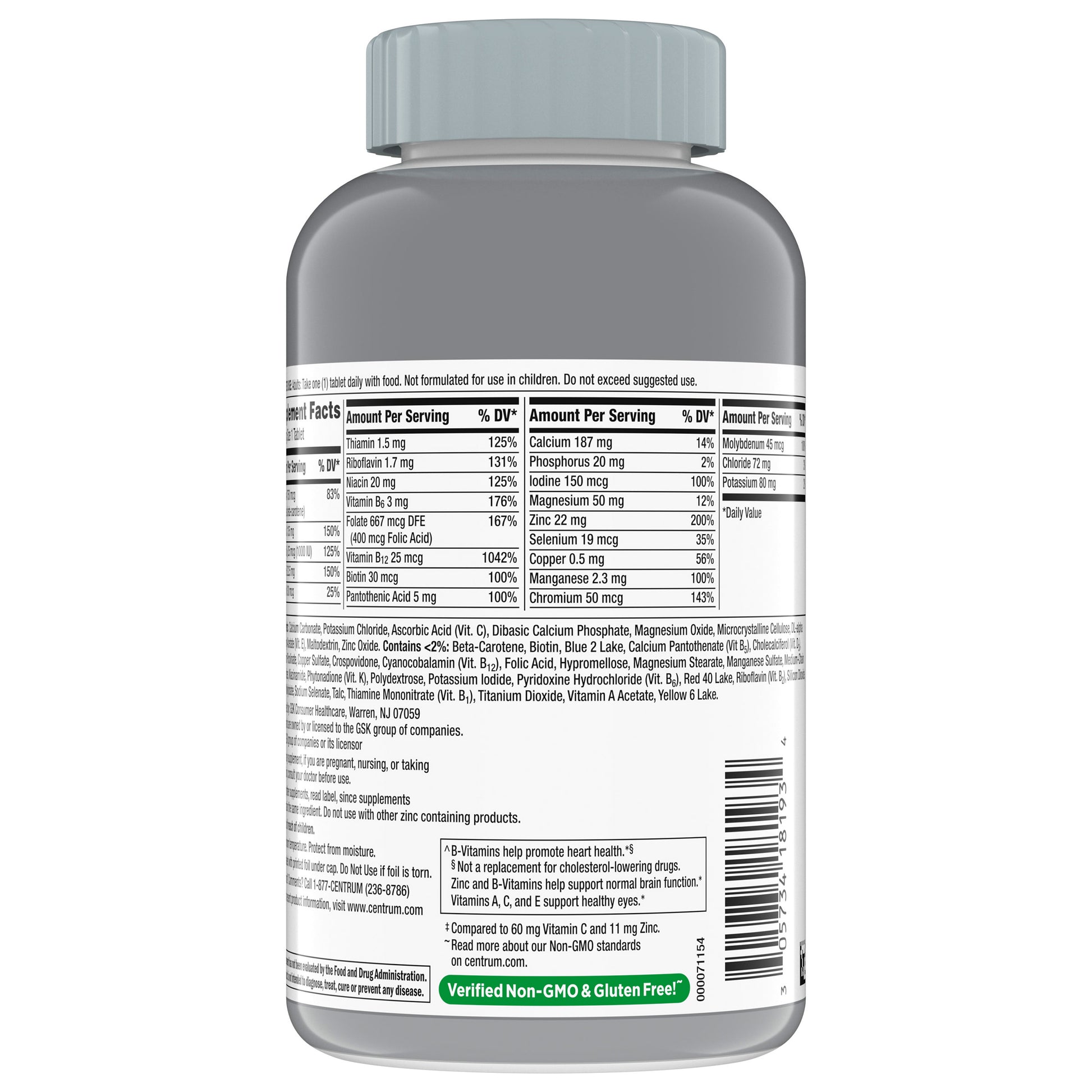 CENTRUM SILVER MULTIVITAMIN 325 COUNT