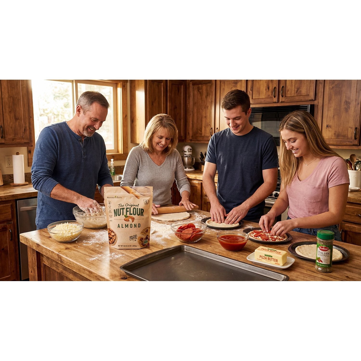 Nature's Eats Blanched Almond Nut Flour, 48 oz.