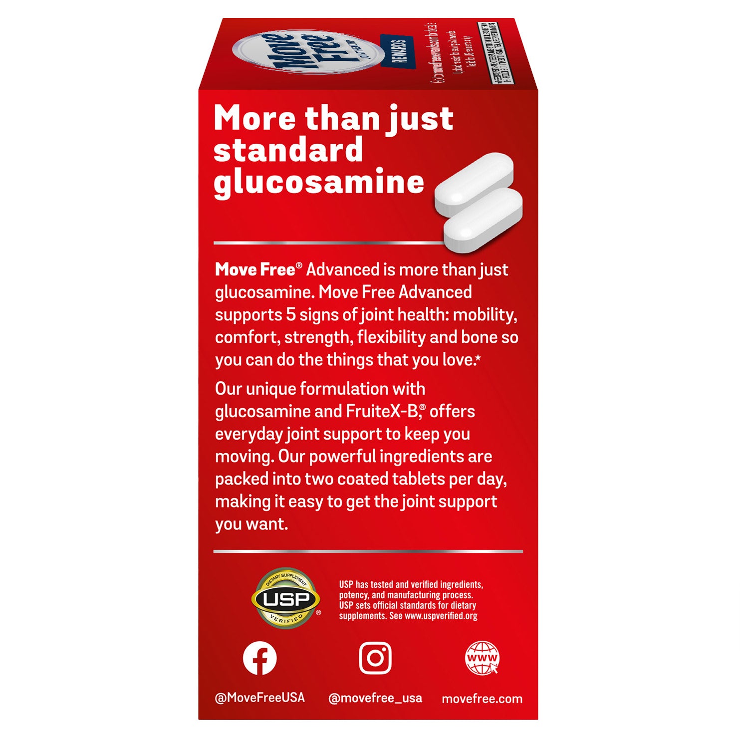 SCHIFF MOVE FREE ADVANCED 200 TABLETS