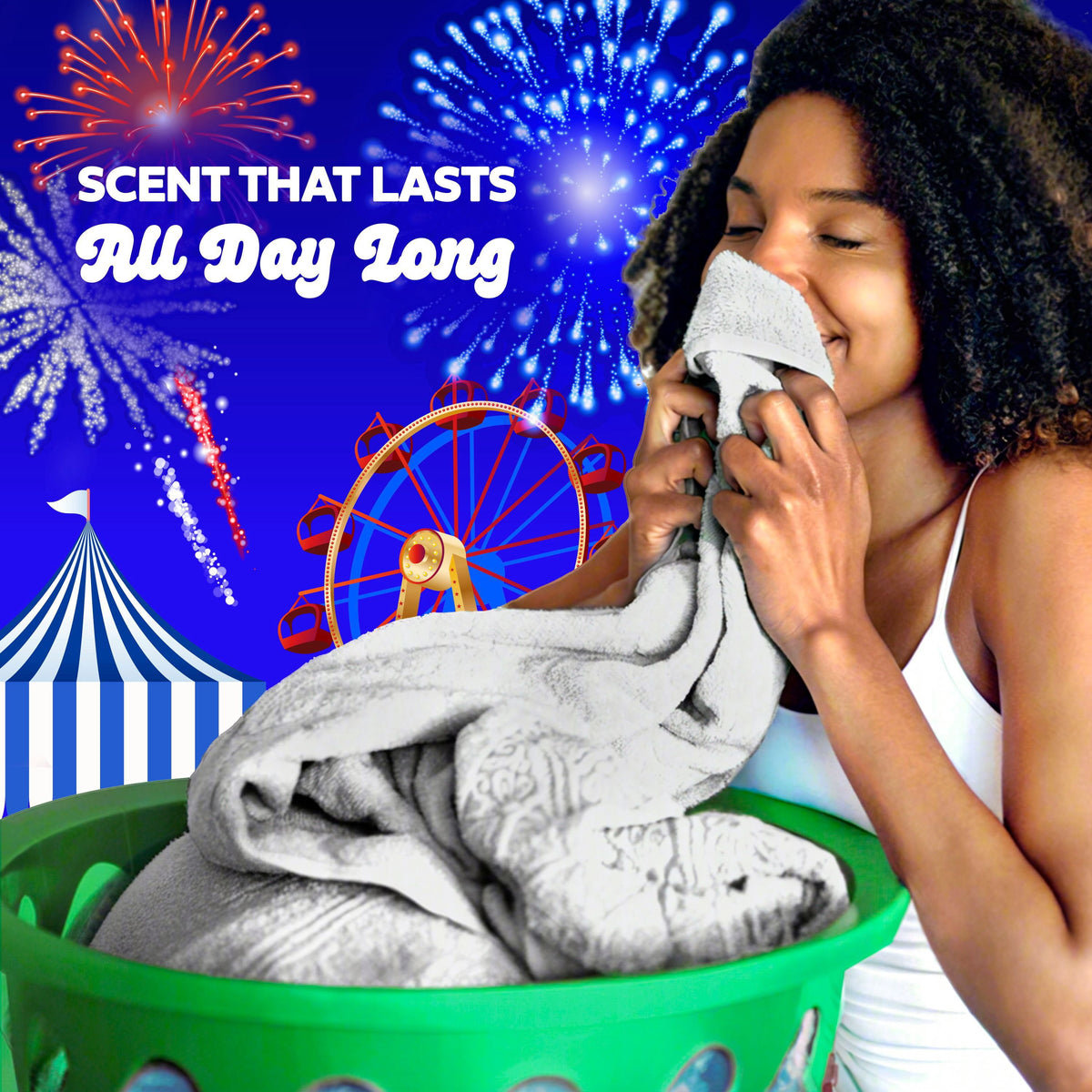 Gain Summer Sizzle In-Wash Laundry Scent Booster Beads, Wild Berry & Zesty Lime Scent, 26.3 oz.