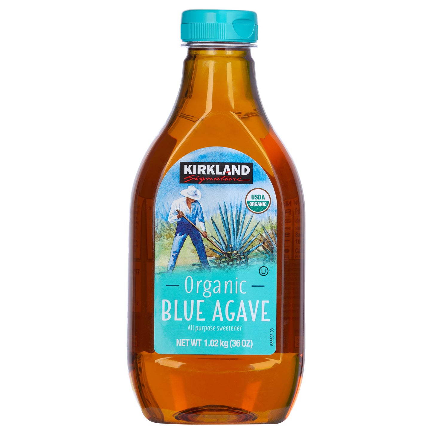 KIRKLAND SIGNATURE ORGANIC BLUE AGAVE 2/36 OZ