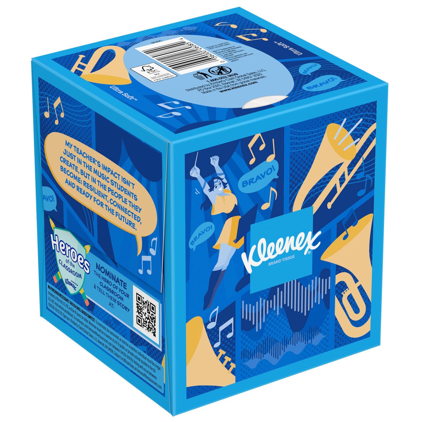 Kleenex Ultra Soft Facial Tissue 12/85 ct
