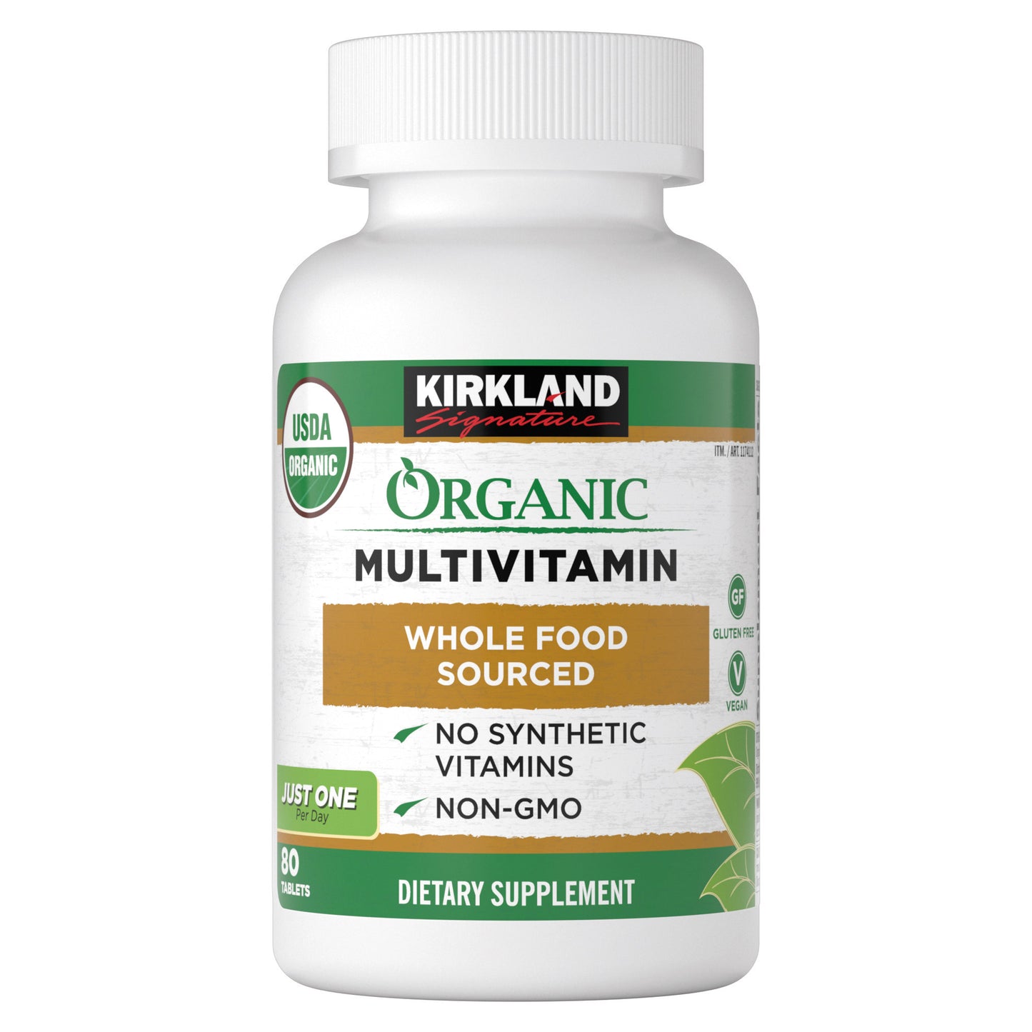 KIRKLAND SIGNATURE ORGANIC MULTIVITAMIN 80 CT