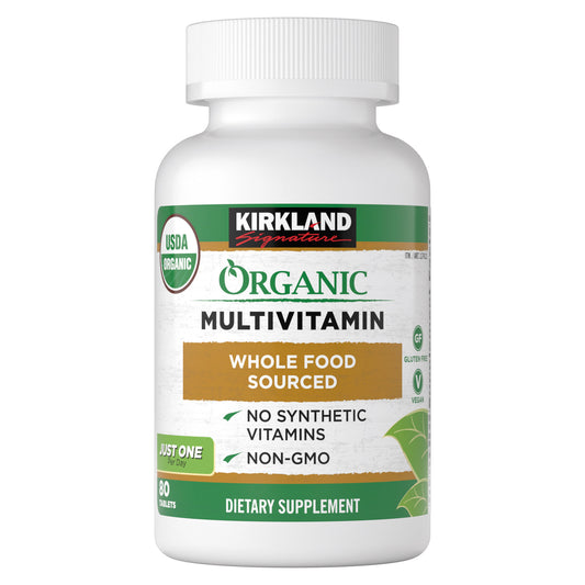 KIRKLAND SIGNATURE ORGANIC MULTIVITAMIN 80 CT