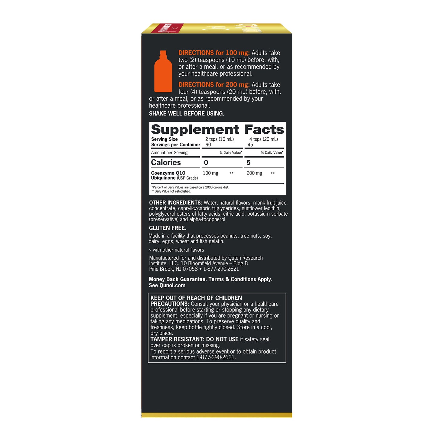 QUNOL LIQUID COQ10 100MG