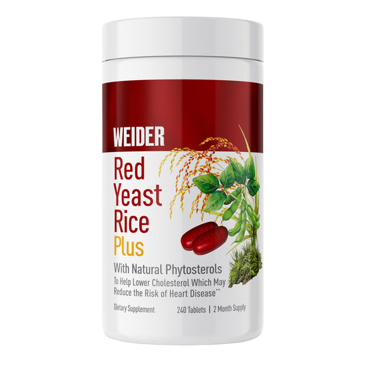 WEIDER RED YEAST RICE PLUS 1200MG 240 TABLETS