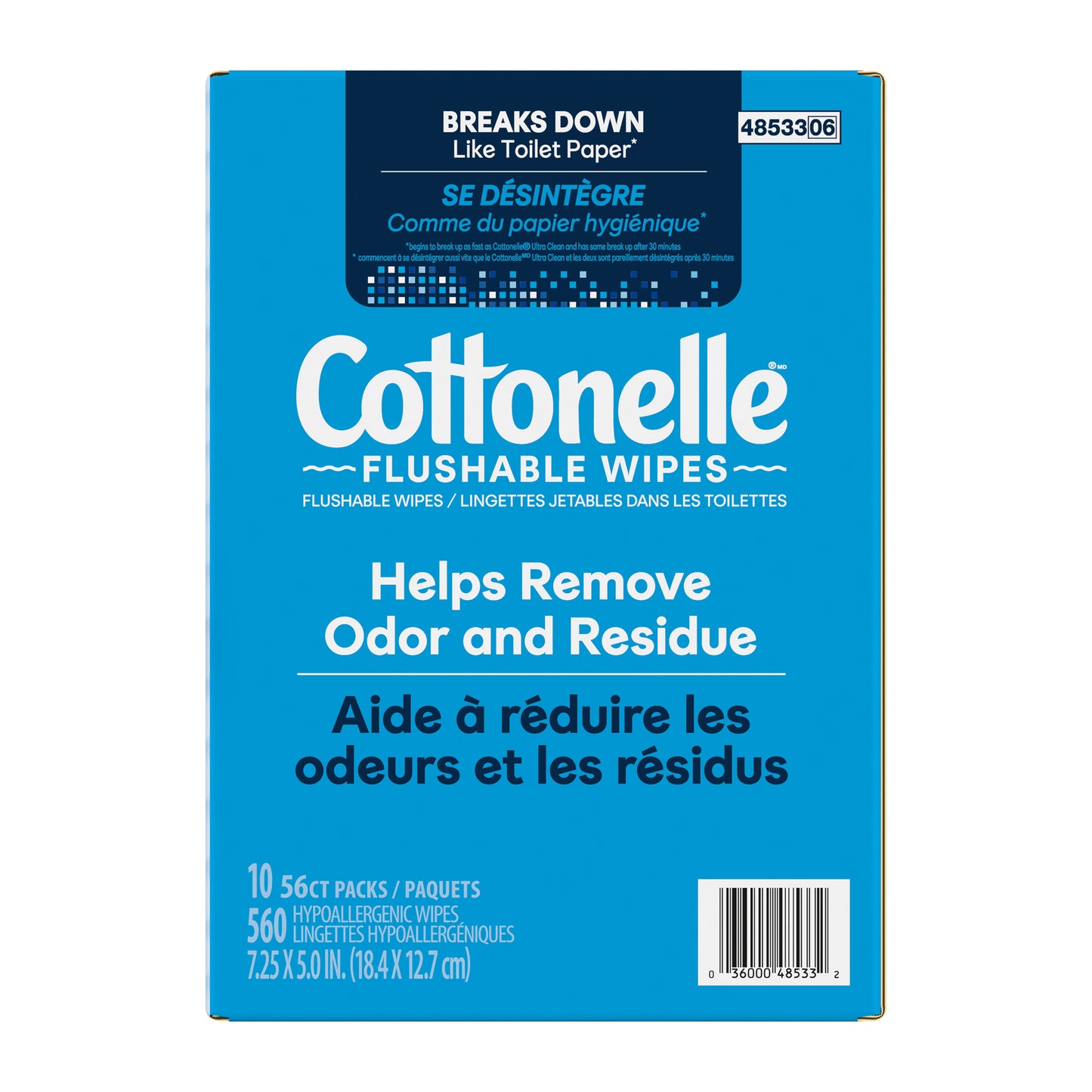Cottonelle Flushable Wipes 560 ct