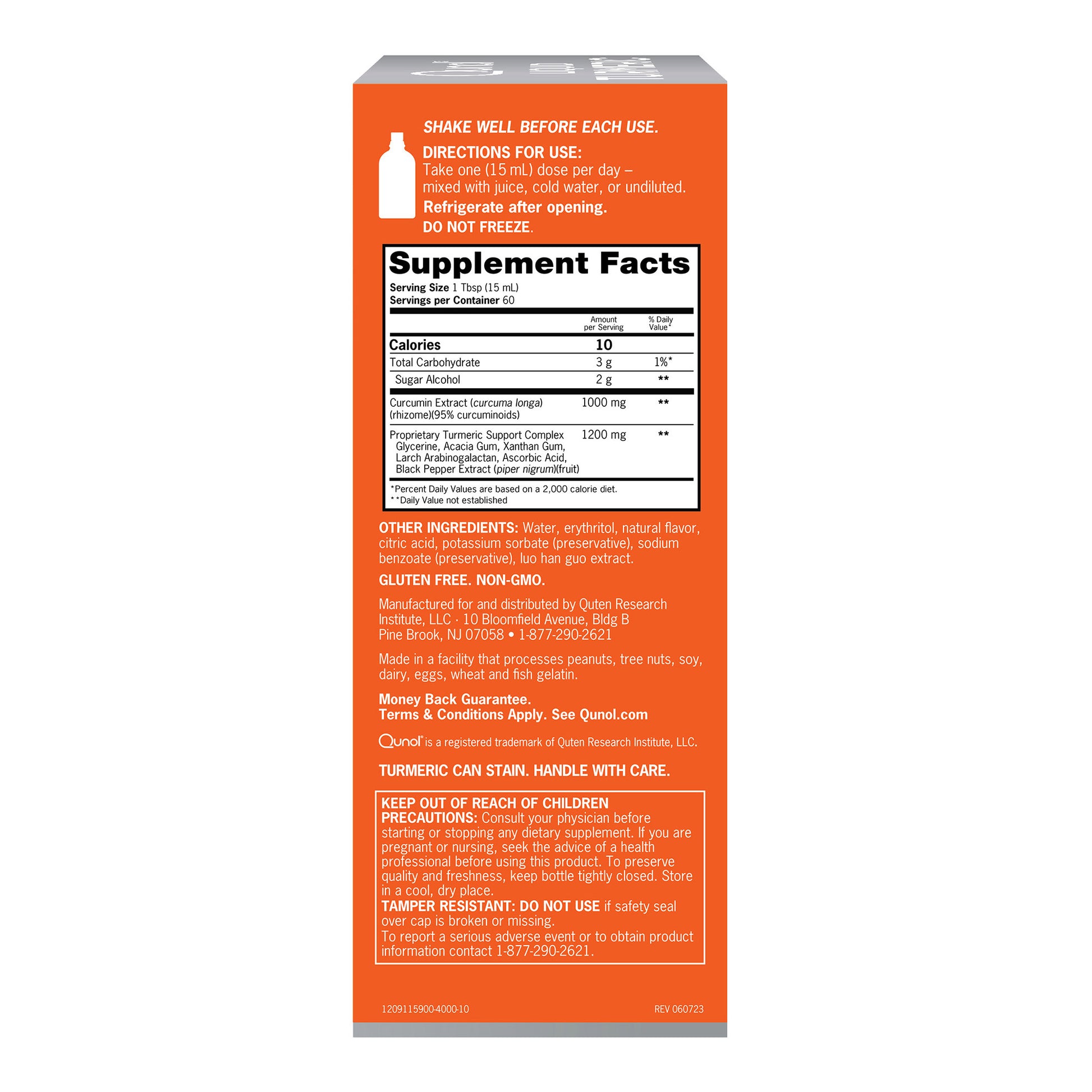 QUNOL LIQUID TURMERIC 1000MG 30.40Z