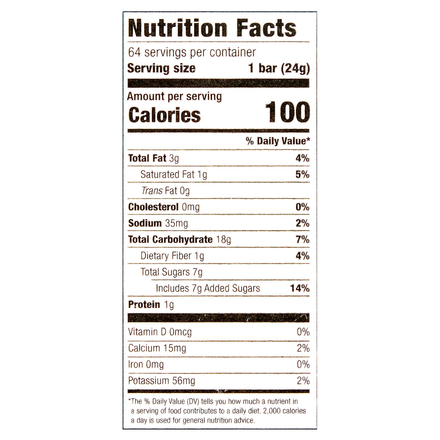 KIRKLAND SIGNATURE SOFT & CHEWY BARS 64/ .85 OZ