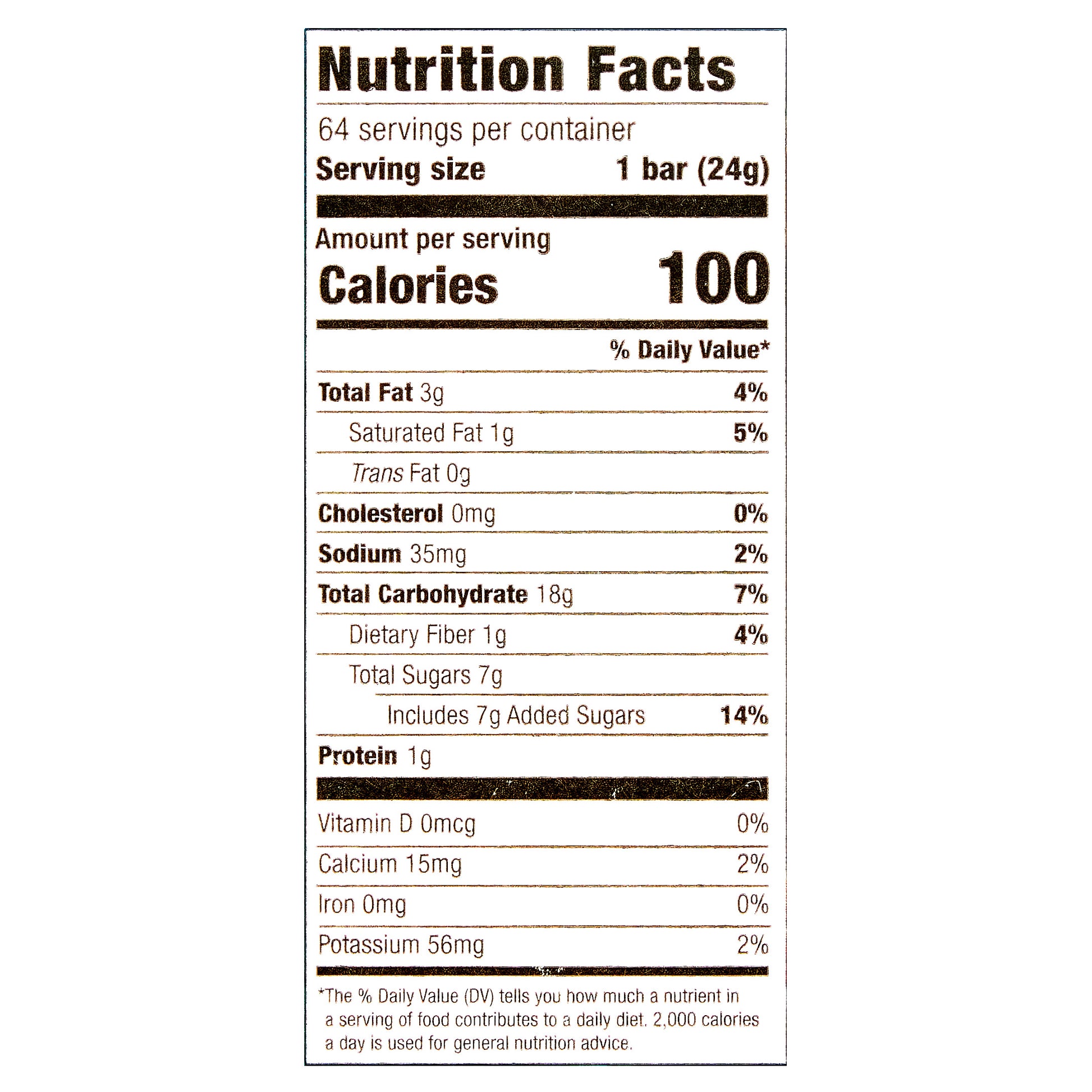 KIRKLAND SIGNATURE SOFT & CHEWY BARS 64/ .85 OZ