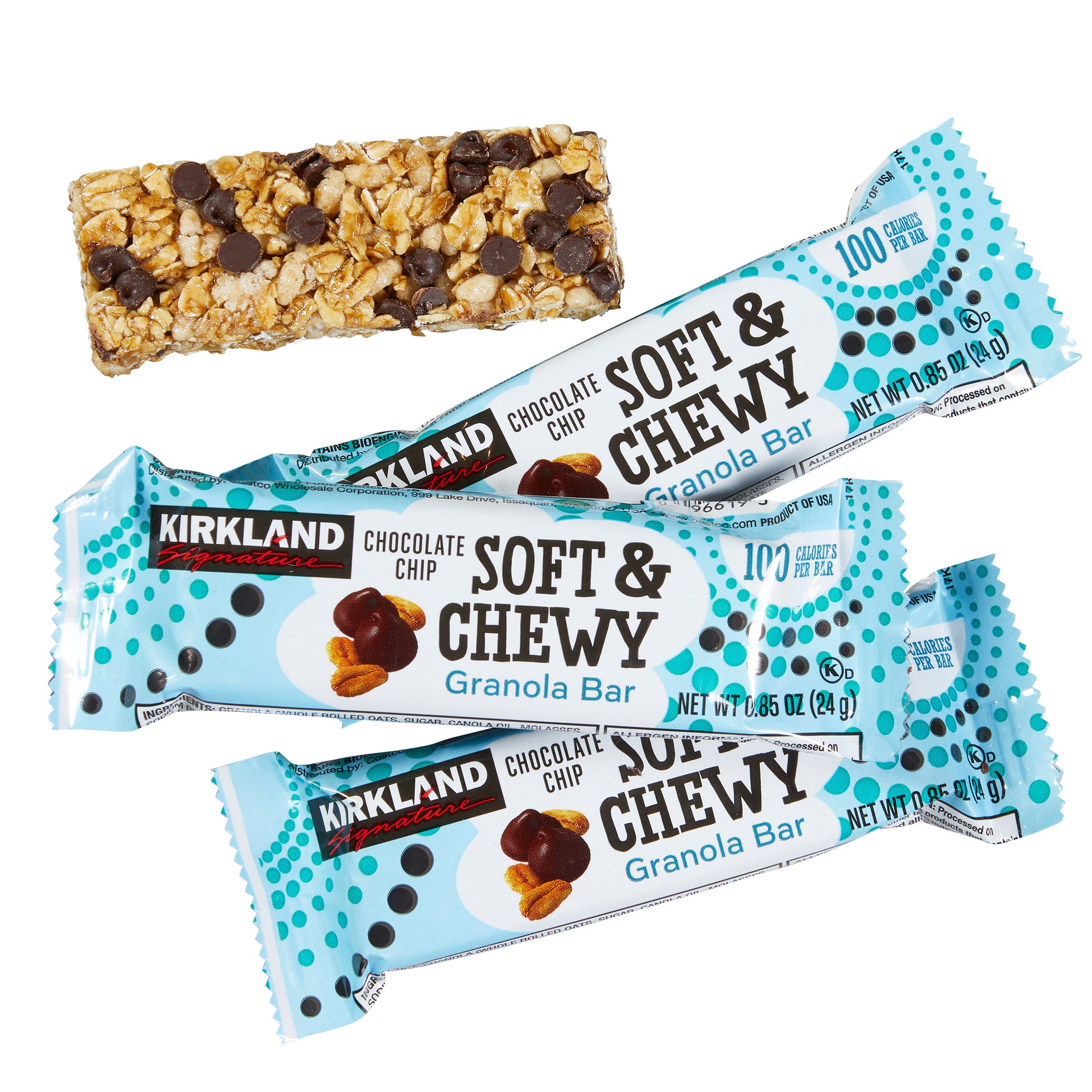 KIRKLAND SIGNATURE SOFT & CHEWY BARS 64/ .85 OZ
