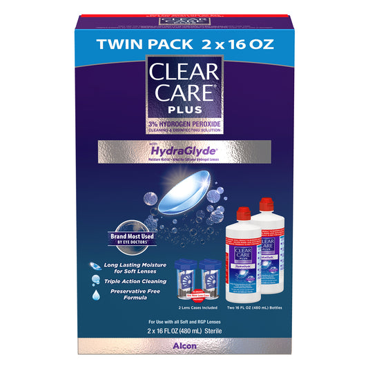 CLEAR CARE PLUS DISINFECTING SOLUTION 2X160Z