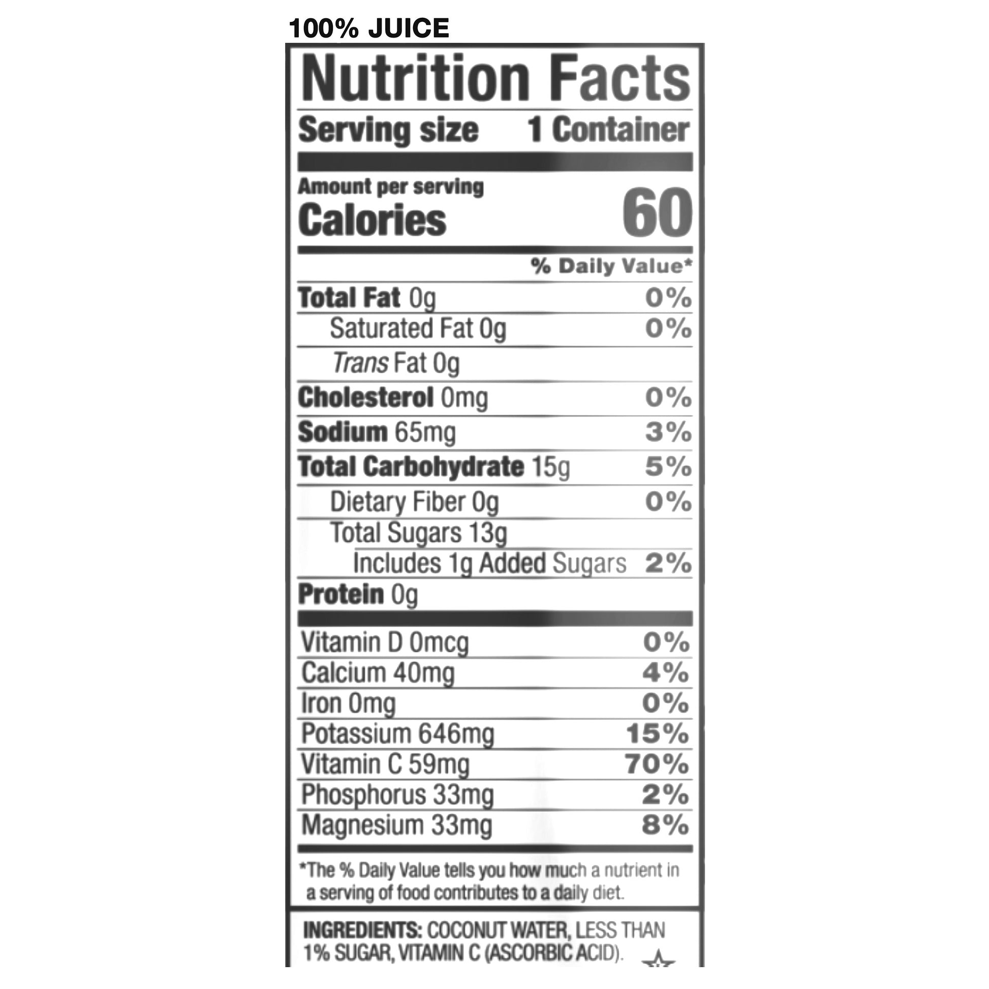 Vita Coco Coconut Water 18/11.1 fl oz