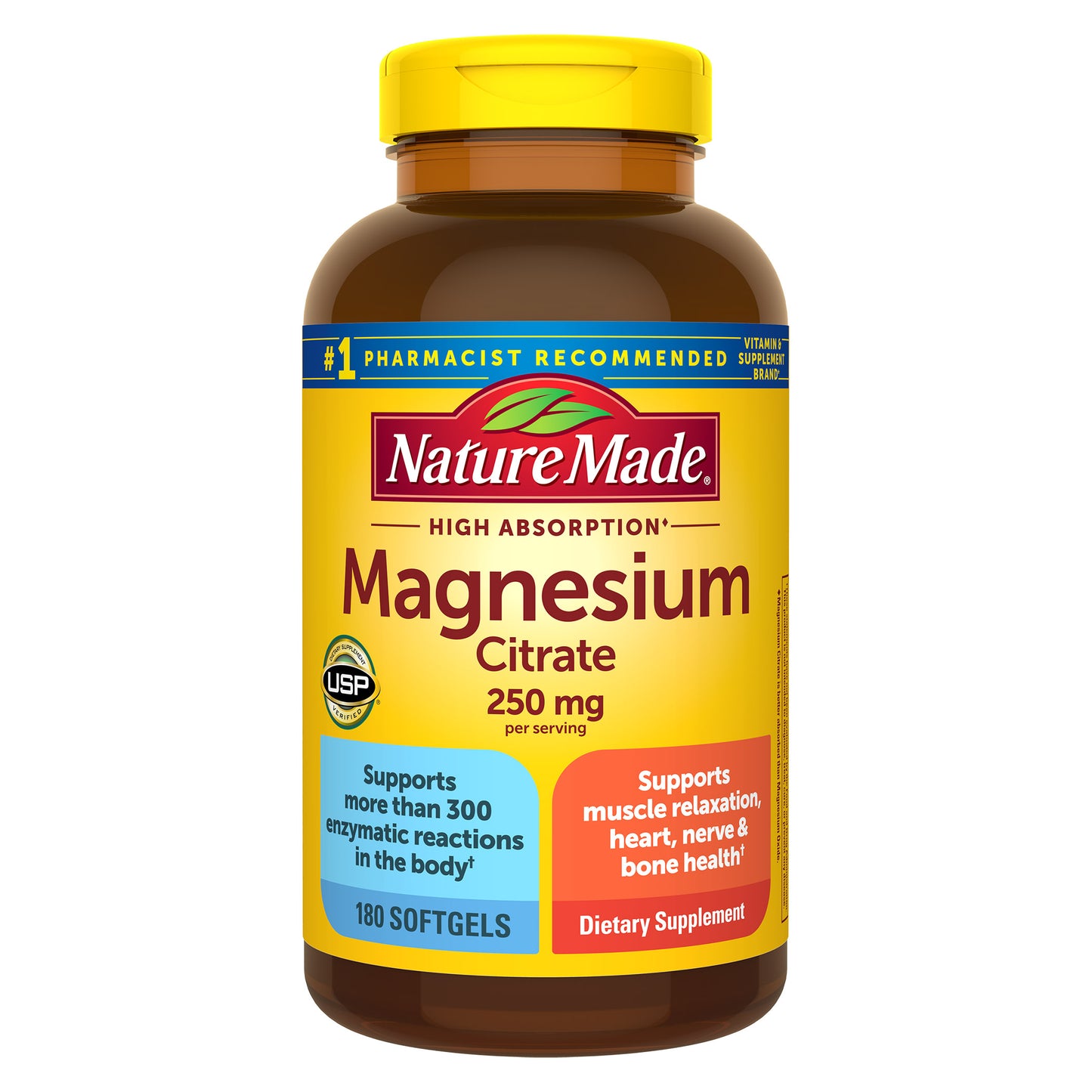 NATURE MADE MAGNESIUM CITRATE 250MG 180 SOFTGELS