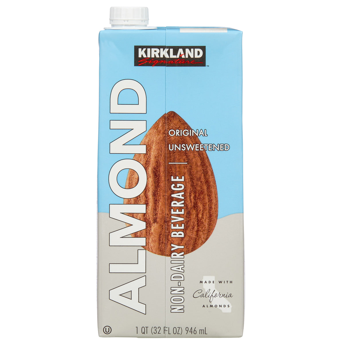 KIRKLAND SIGNATURE ALMOND BEVERAGE 12/32 OZ