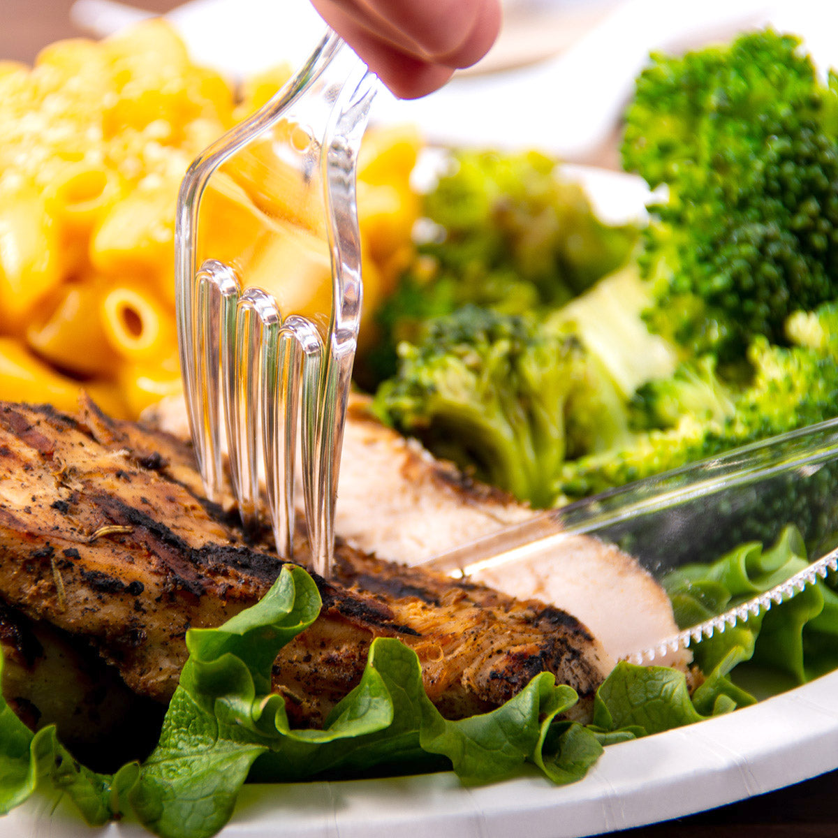 KIRKLAND SIGNATURE CRYSTAL CLEAR CUTLERY 360 CT
