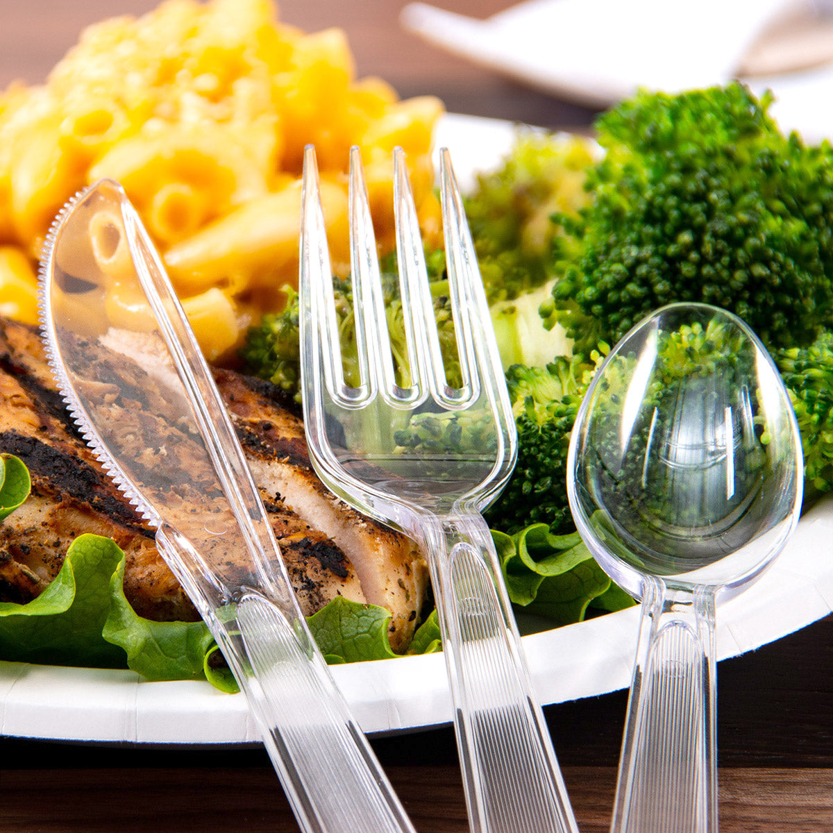 KIRKLAND SIGNATURE CRYSTAL CLEAR CUTLERY 360 CT